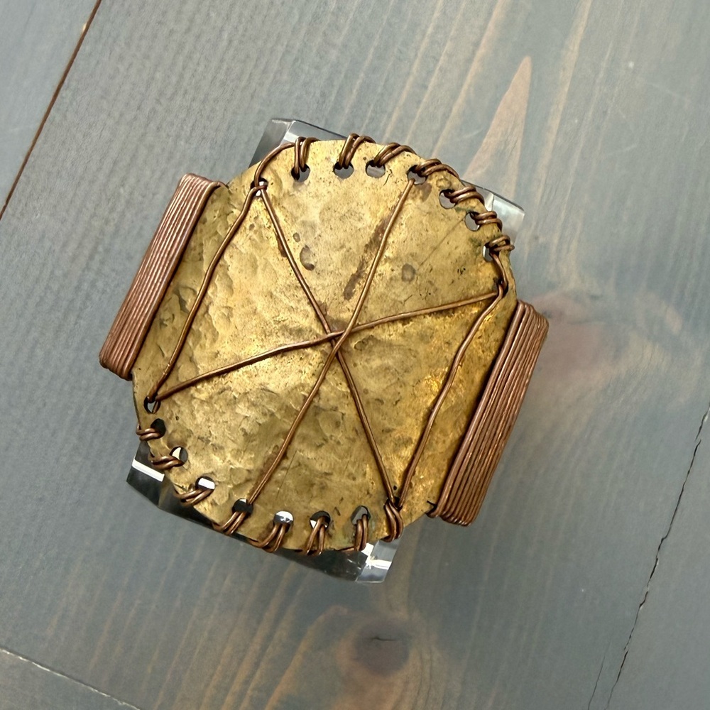 Handcrafted Hammered Cuff Bracelet